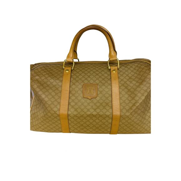 Celine Light Color Canvas Macadam Large Travel Bag*watch Stream for details - Picture 1 of 1